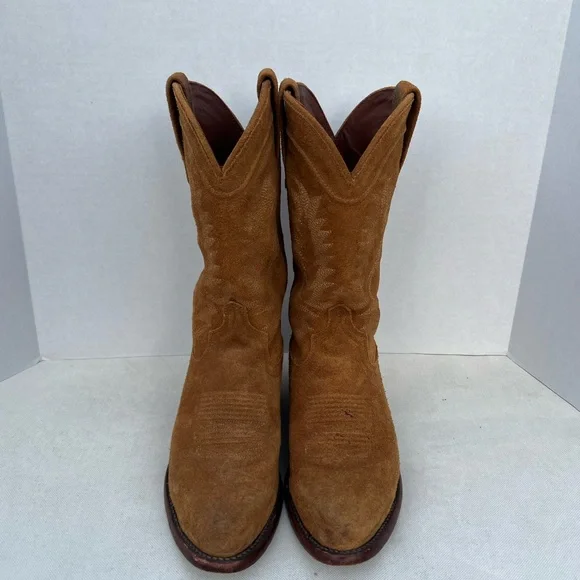 Tecovas The Josie Sienna Suede Women’s Cowboy Boots Size 7B - Picture 4 of 15
